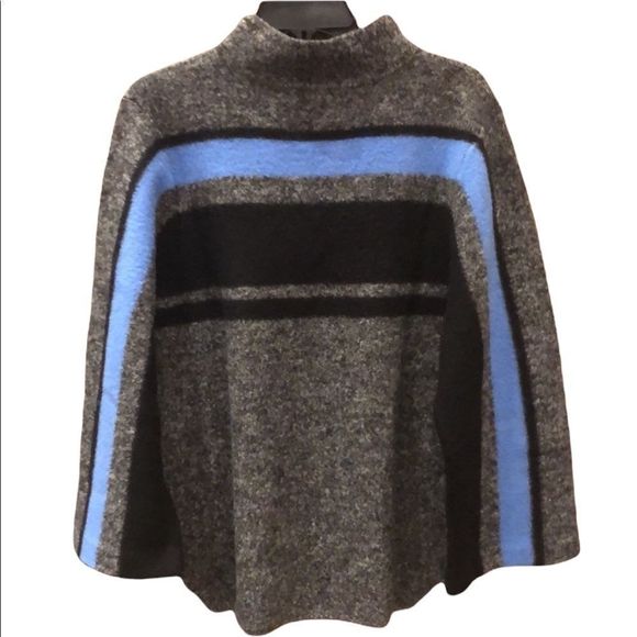 Tibi Sweaters - NWT Authentic TIBI Wool Sweater Blue Gray black size medium